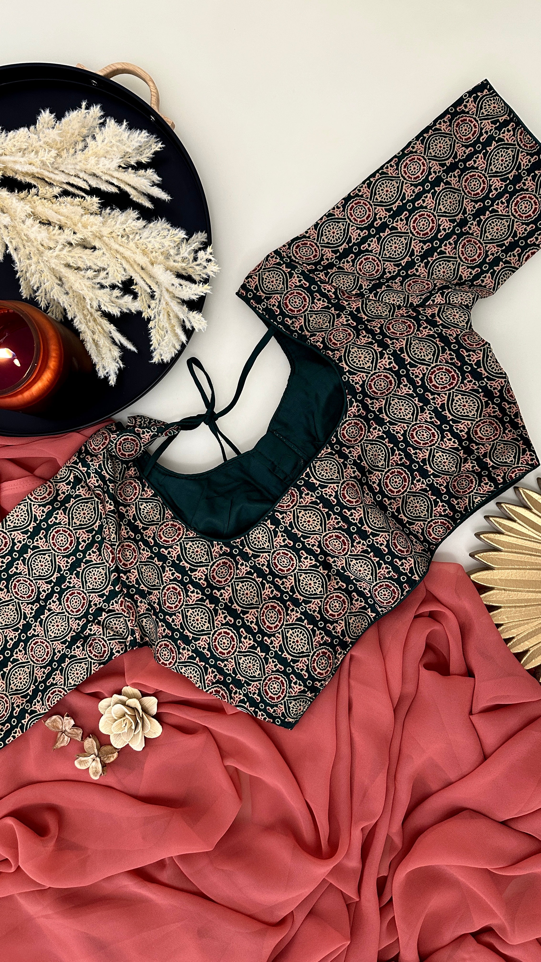 Ajrakh Print Blouse